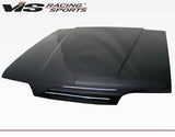 1987-1993 Ford Mustang 2 doors OEM Style Carbon Fiber Black Hood