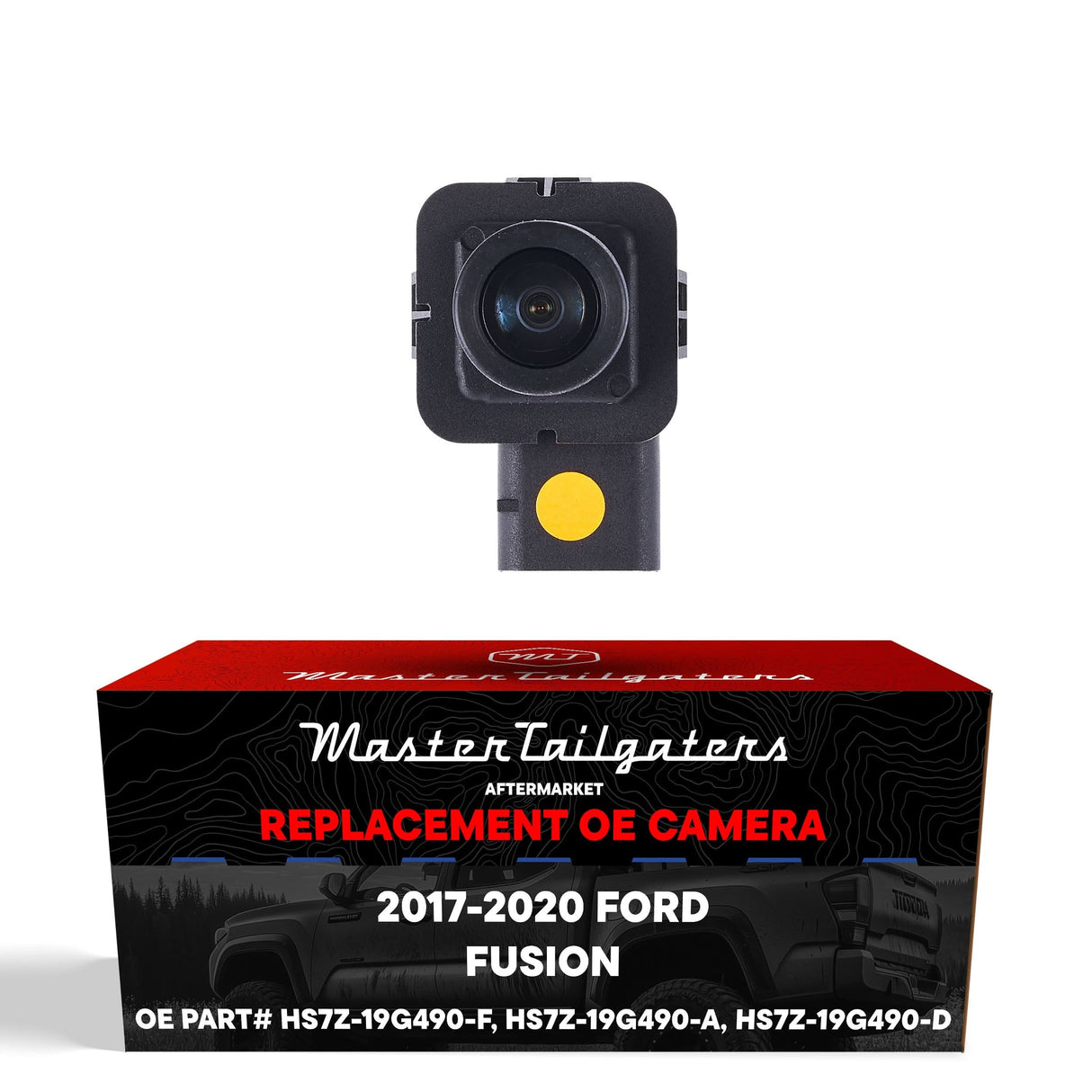 Ford Fusion, Fusion Energi, Fusion Hybrid (2017-2020) OEM Replacement Backup Camera OE Part # HS7Z-19G490-A, HS7Z-19G490-D, HS7Z-19G490-F