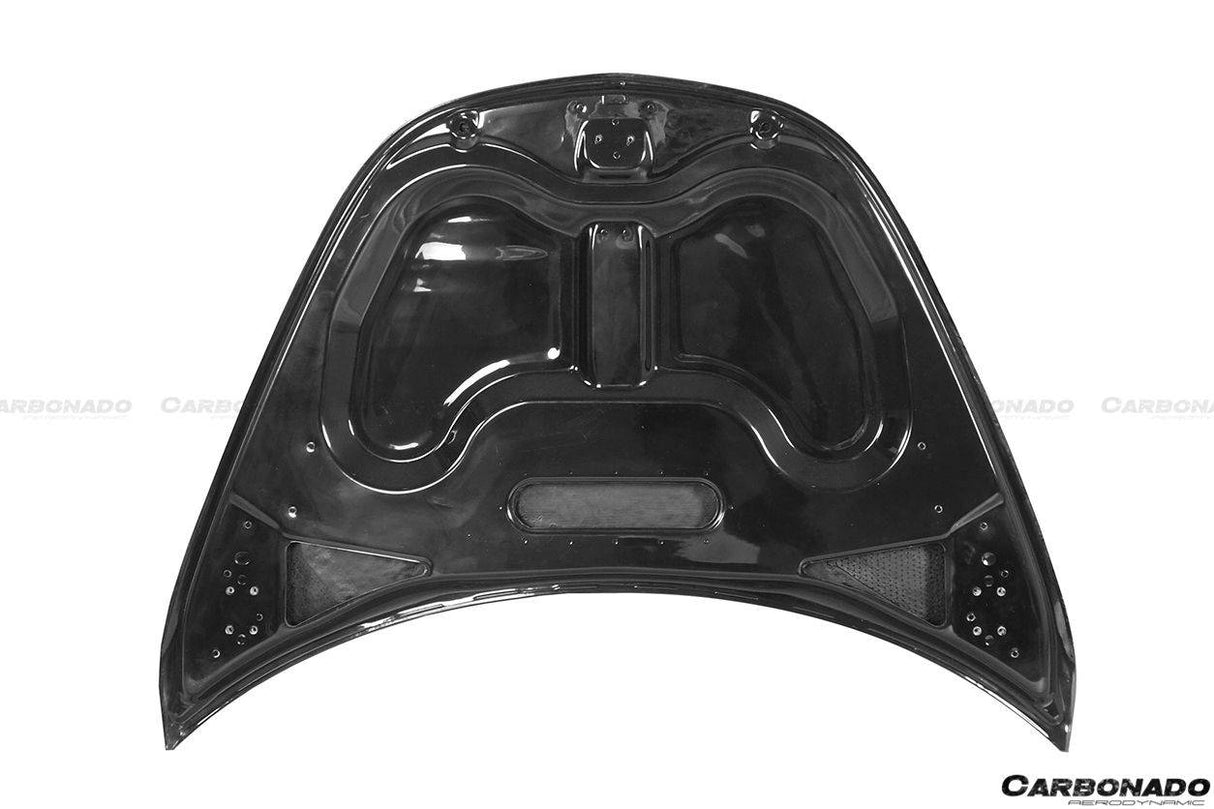 2018-2021 McLaren P1 Style Carbon Fiber Hood Carbonado (OE) Fits:  540C,  570S,  600LT. 570gt