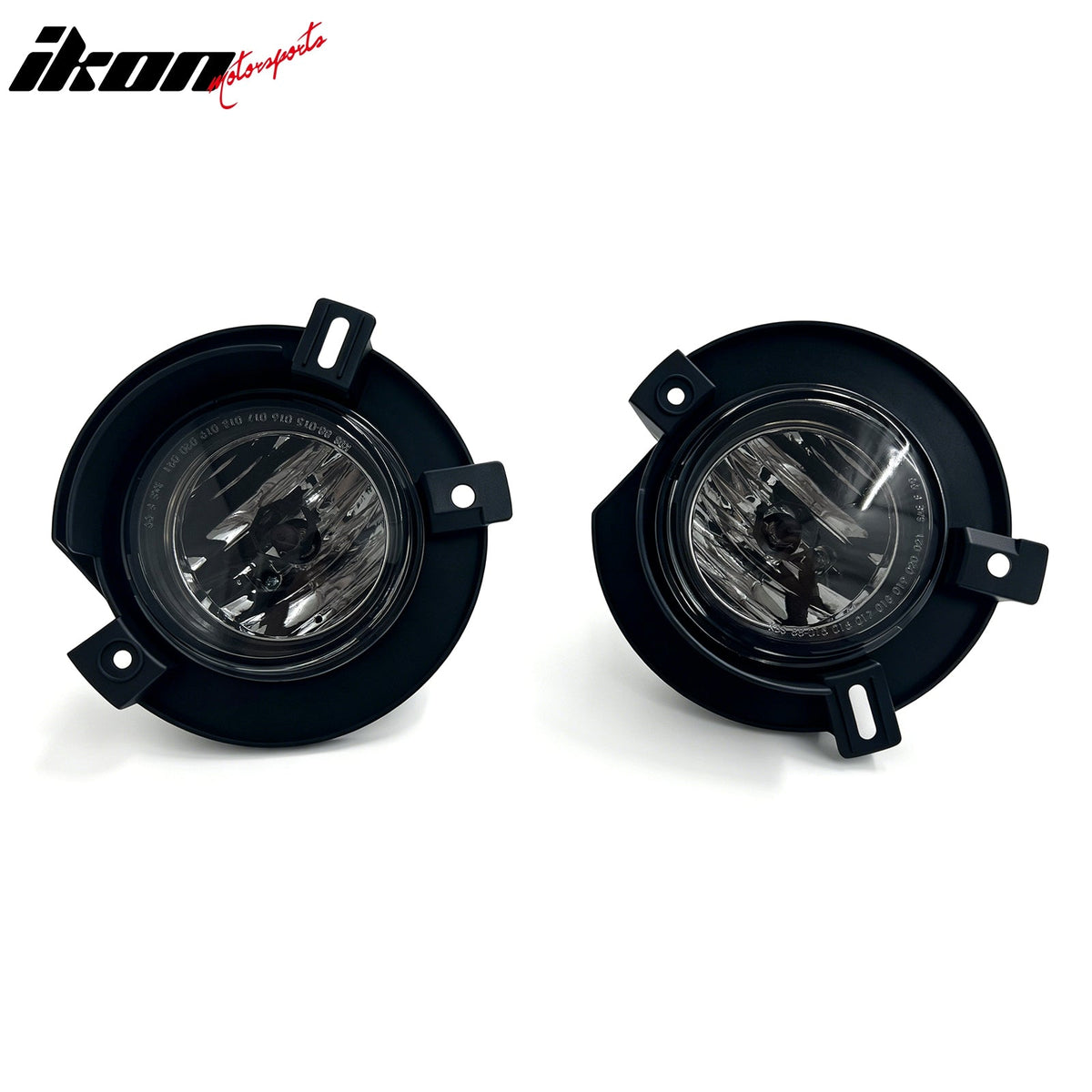 2002-2005 Ford Explorer Front Fog Lights Assembly Black Housing Clear Lens Pair
