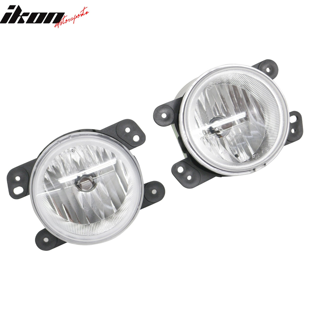 2005-2008 Dodge Magnum 2PCS Right Left RH LH Front Bumper Driving Fog Lights Lamps Assembly Replacement W/Black Housing Clear Lens
