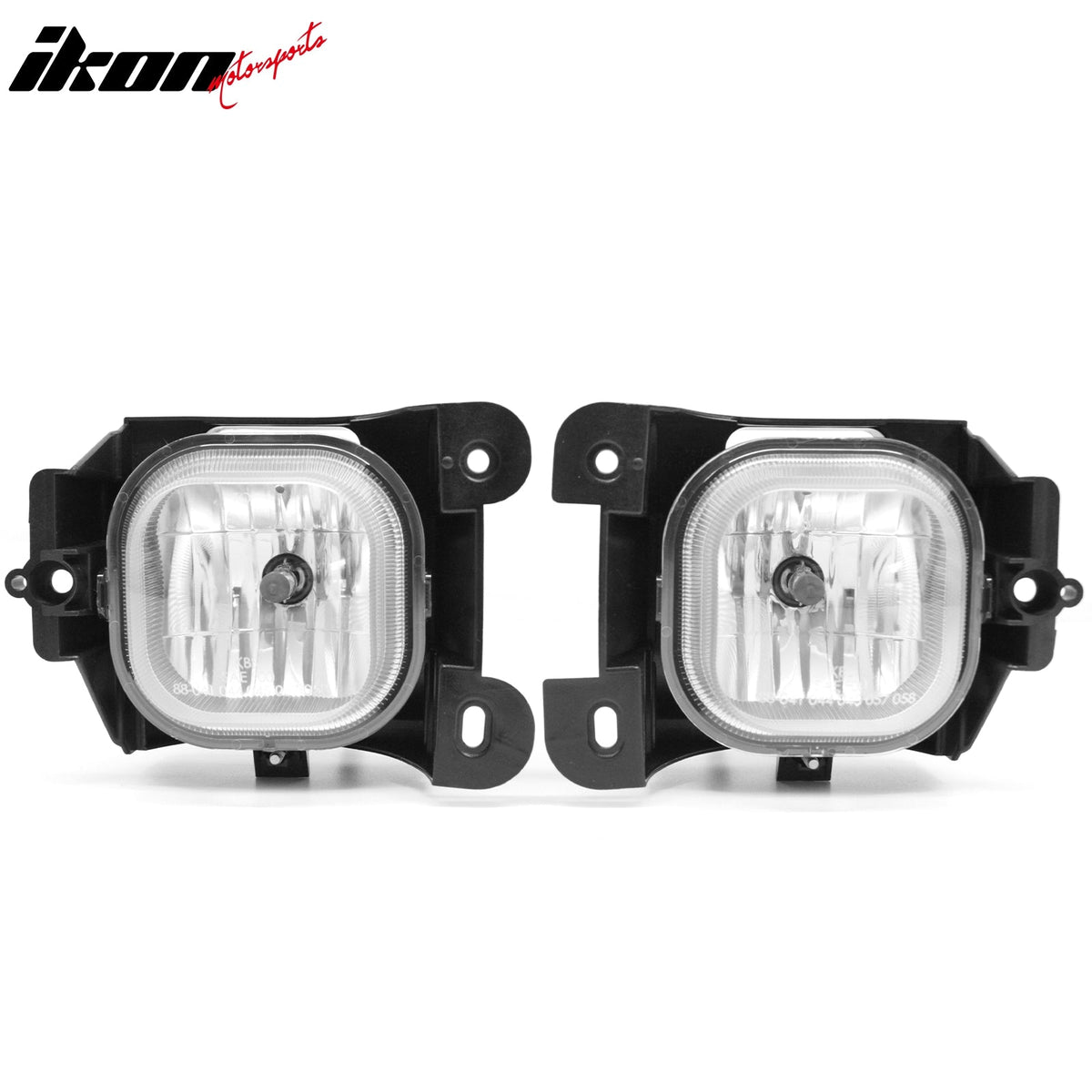 2004-2005 Ford Ranger 2PCS Right Left RH LH Front Bumper Driving Fog Lights Lamps Assembly Replacement W/Black Housing Clear Lens
