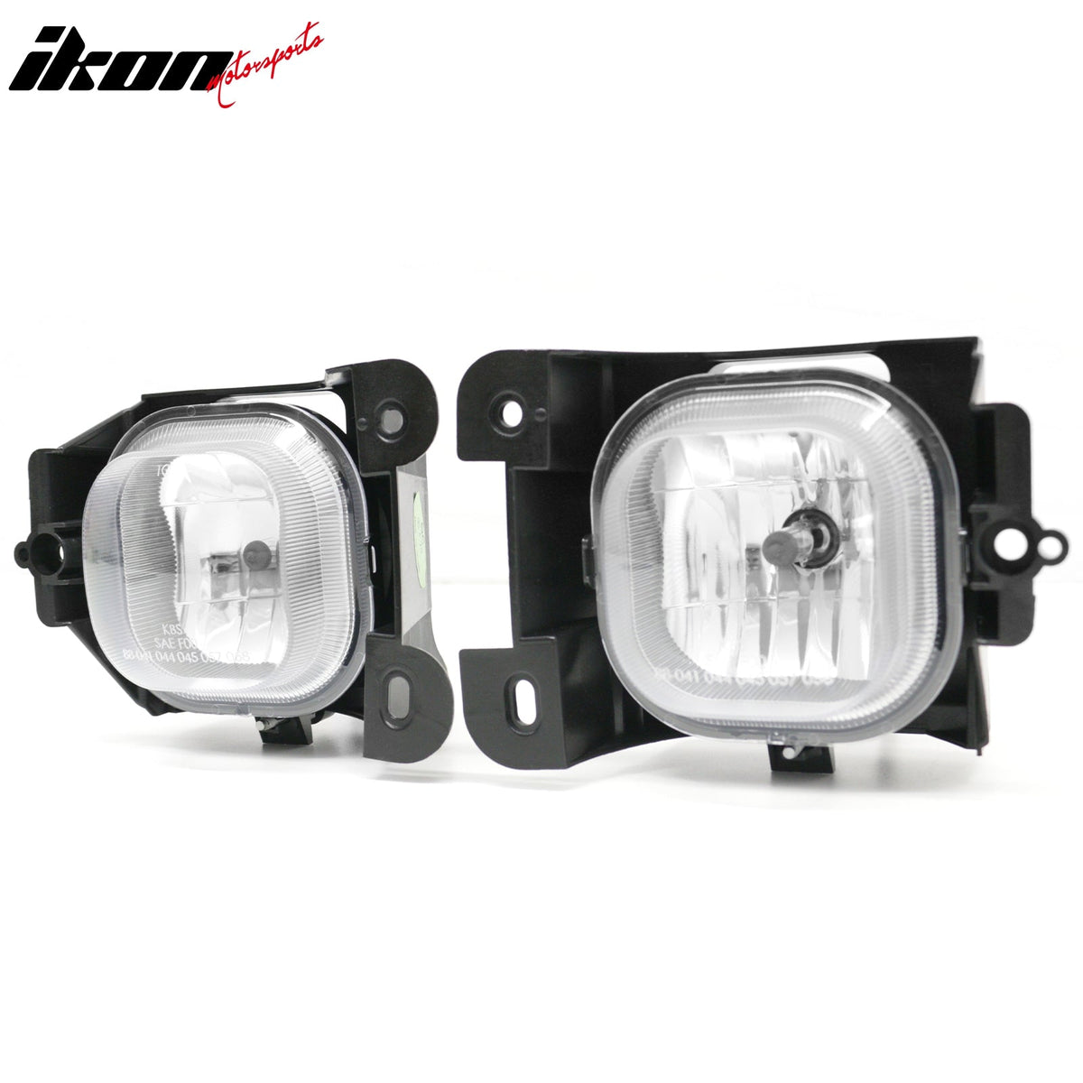 2004-2005 Ford Ranger 2PCS Right Left RH LH Front Bumper Driving Fog Lights Lamps Assembly Replacement W/Black Housing Clear Lens
