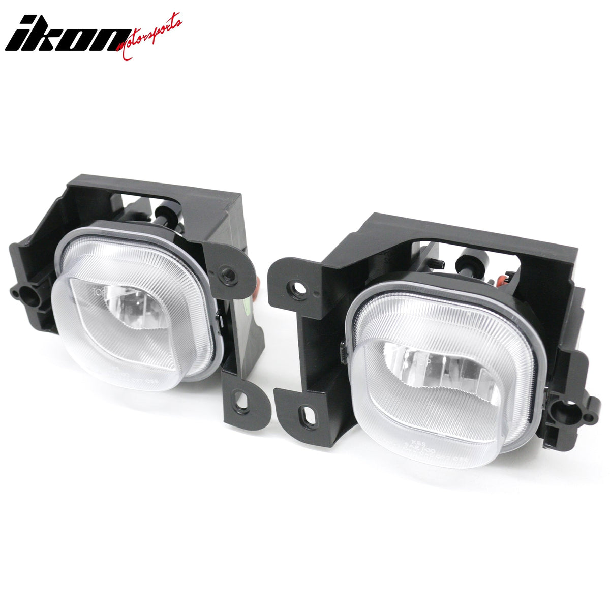 2004-2005 Ford Ranger 2PCS Right Left RH LH Front Bumper Driving Fog Lights Lamps Assembly Replacement W/Black Housing Clear Lens