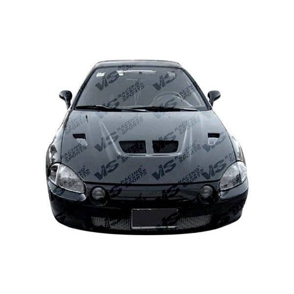 1988-1991 Honda CRX Hatchback XTREME GT Style Carbon Fiber Black Hood