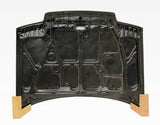 1988-1991 Honda CRX Hatchback OEM Style Carbon Fiber Black Hood