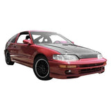 1988-1991 Honda CRX Hatchback US (SIR) Style Carbon Fiber Black Hood