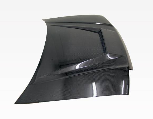 1988-1991 Honda Civic 4 doors INVADER Style Carbon Fiber Black Hood