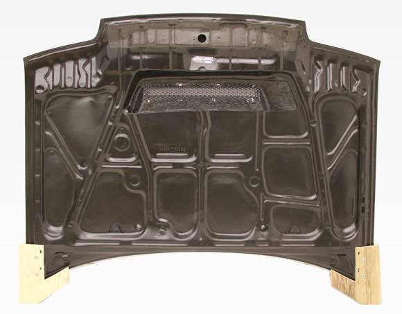 1988-1991 Honda Civic 4 doors INVADER Style Carbon Fiber Black Hood