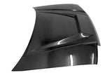 1988-1991 Honda Civic Hatchback INVADER Style Carbon Fiber Black Hood
