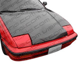 1988-1991 Honda Prelude 2 doors OEM Style Carbon Fiber Black Hood