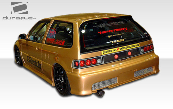 1988-1991 Honda Civic HB Duraflex Type M Side Skirts Rocker Panels - 2 Piece