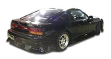 1989-1994 Nissan 240SX S13 HB Duraflex Type U Rear Bumper Cover - 1 Piece