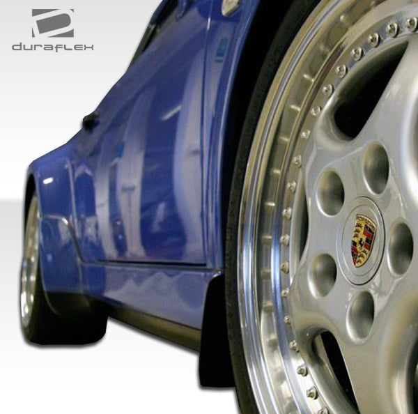 1989-1994 Porsche 964 Duraflex Turbo Look Side Skirts Rocker Panels - 2 Piece