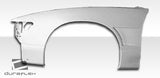 1989-1994 Nissan 240SX S13 Duraflex Silvia S13 Conversion Type U Kit - 4 Piece