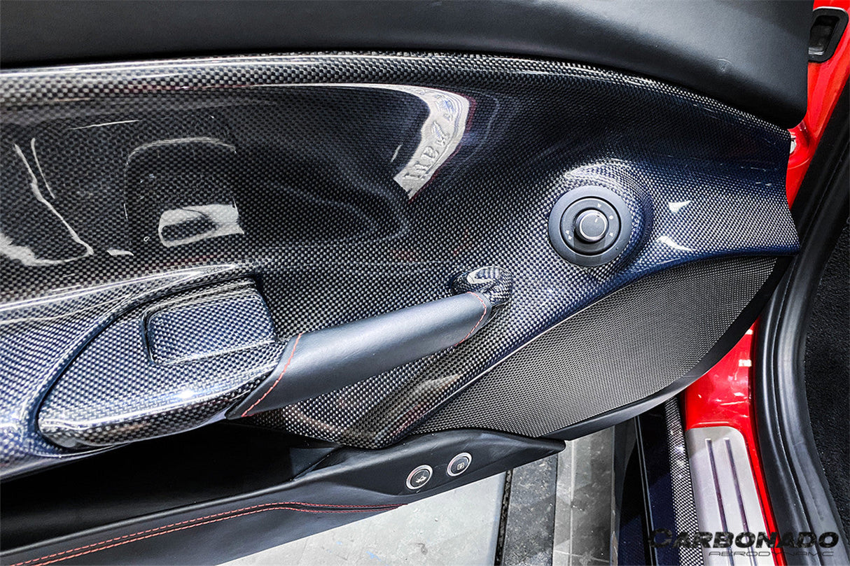 2015-2020 Ferrari 488 GTB Spider Carbon Fiber Door Panel Interior