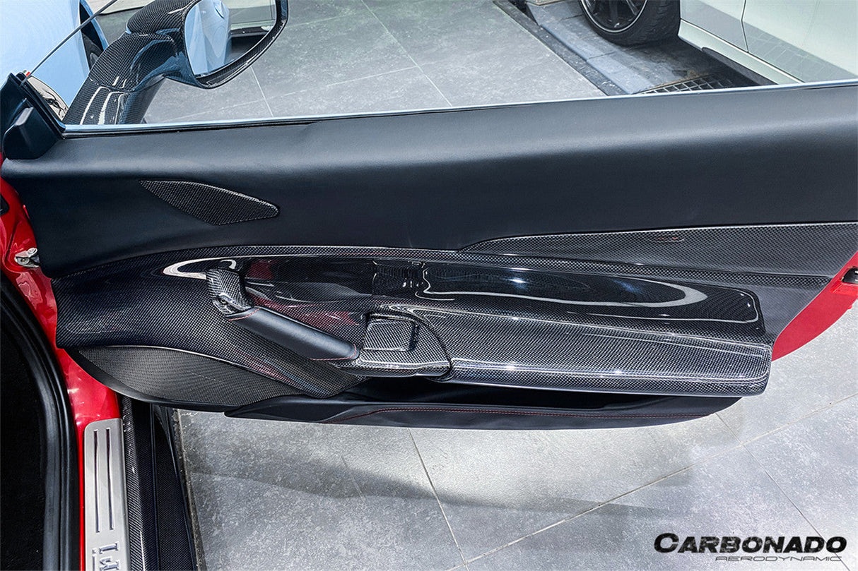 2015-2020 Ferrari 488 GTB Spider Carbon Fiber Door Panel Interior
