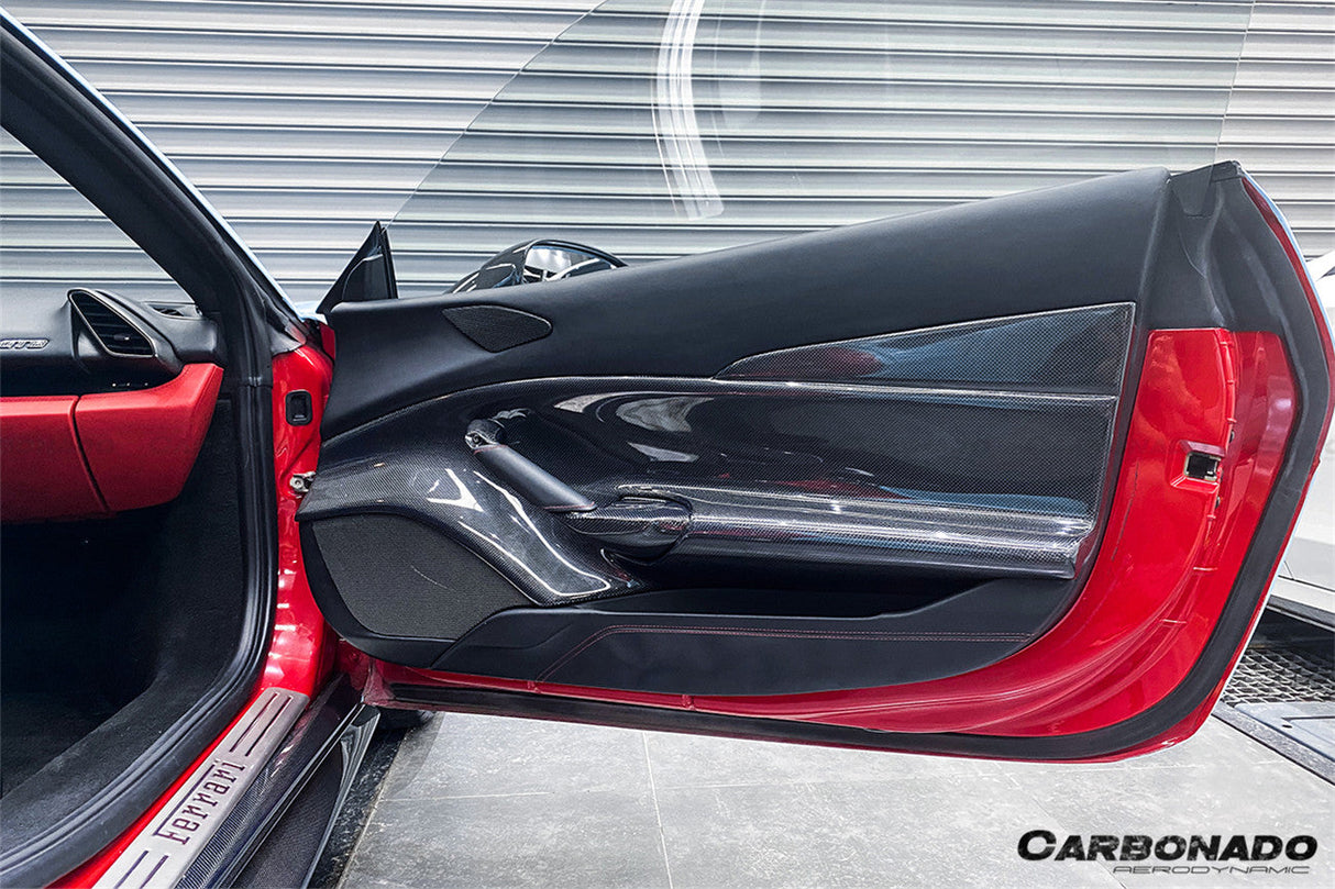 2015-2020 Ferrari 488 GTB Spider Carbon Fiber Door Panel Interior