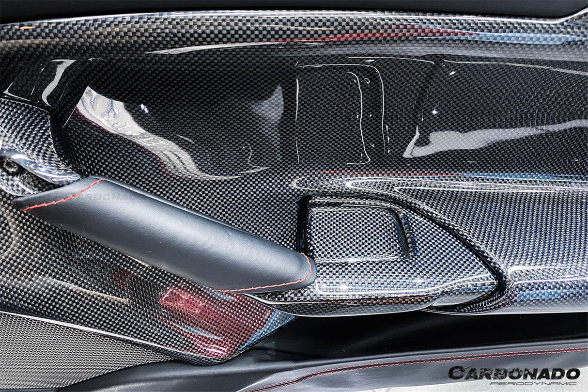 2015-2020 Ferrari 488 GTB Spider Carbon Fiber Door Panel Interior