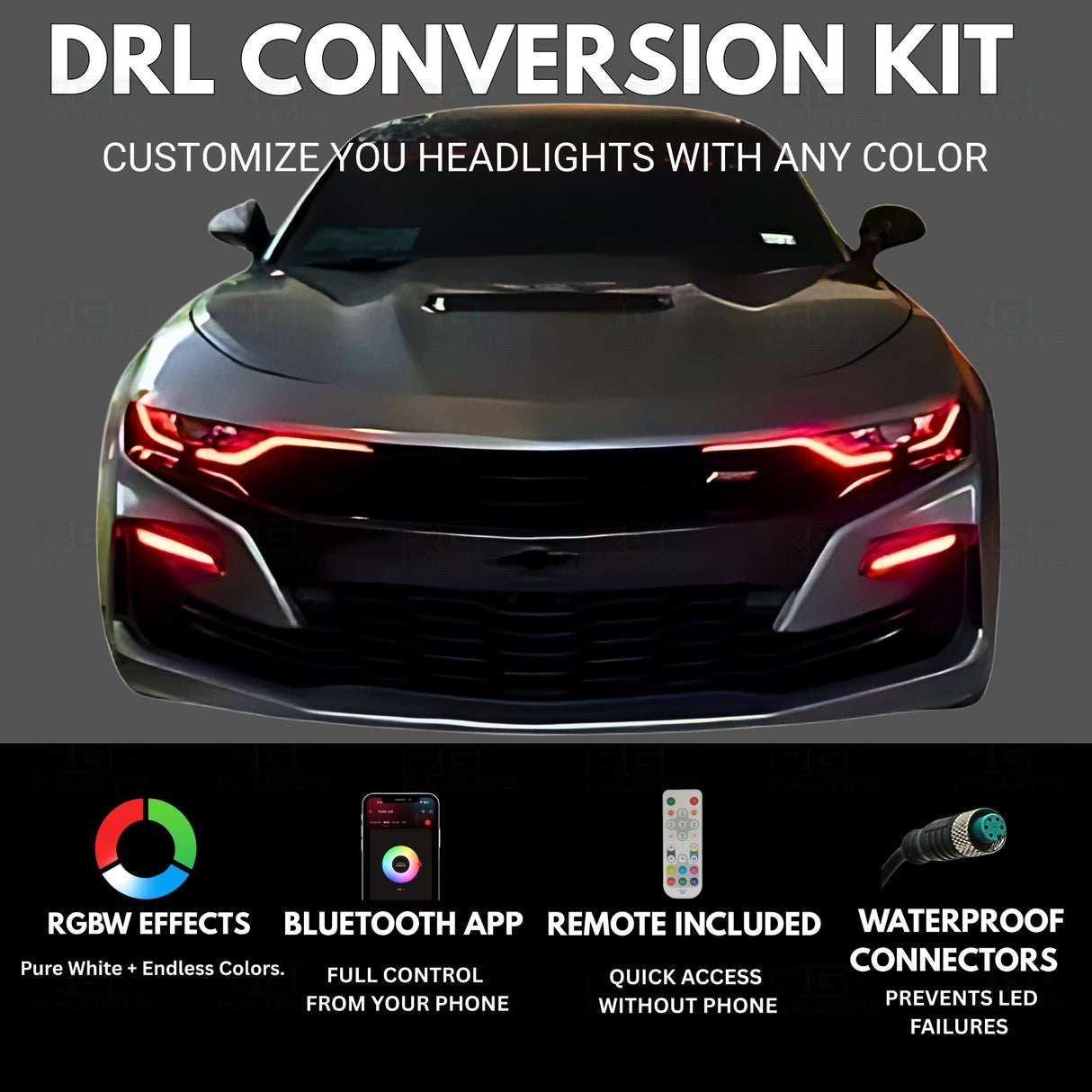 Chevrolet Camaro RS/SS RGBWA DRL Boards (2019-2024)