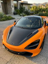 McLaren 720S Dry Carbon Fiber Engine Hood Bonnet Bolt-On
