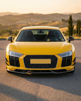 2016–2018 Audi R8 V10 / V10 Plus Coupe 4S Gen 2 Front Bumper Lip Spoiler Set – Carbon Fiber