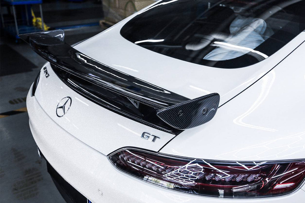 2015-2020 Mercedes Benz AMG GT GTS GTC RZS Style Carbon Fiber Trunk Spoiler