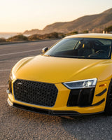 2016–2018 Audi R8 V10 & V10 Plus Coupe V-Design Front Lip Spoiler – Dry Carbon Fiber