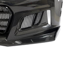 2017-2025 Chevy Camaro ZL1 Black Panther 1PC Full Gloss Carbon Fiber Track Package Front Bumper Conversion