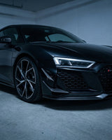 2022–2023 Audi R8 V10 GT & Performance Coupe P-Style Front Bumper Canards – Dry Carbon Fiber