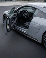 2019–2023 Audi R8 V10 Coupe Side Skirt Extensions – Prepreg Dry Carbon Fiber