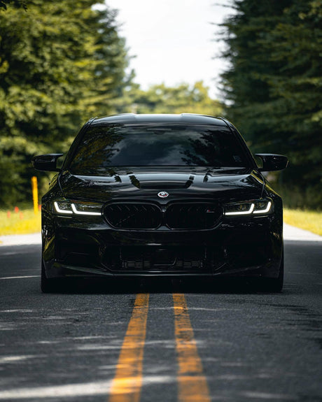 BMW 5 Series F90 M5 LCI CS Style Carbon Fiber Front Lip (2021+) - K2 Industries