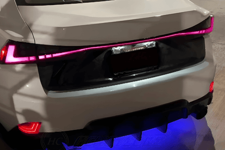Lexus IS 300h Modern Tail Light Upgrade (RGB Color Changing) LED Tail Lights (2014-2020) - K2 Industries