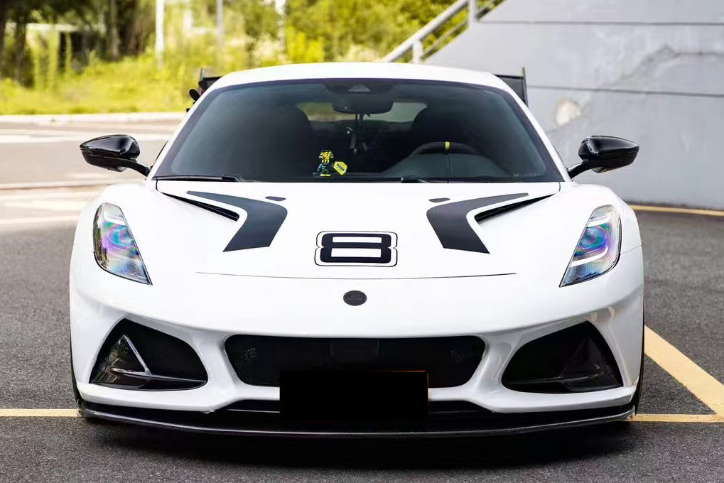 2021-2026 Lotus Autoclave Carbon Fiber Front Lip Carbonado (GT4) Fits: Emira NYO