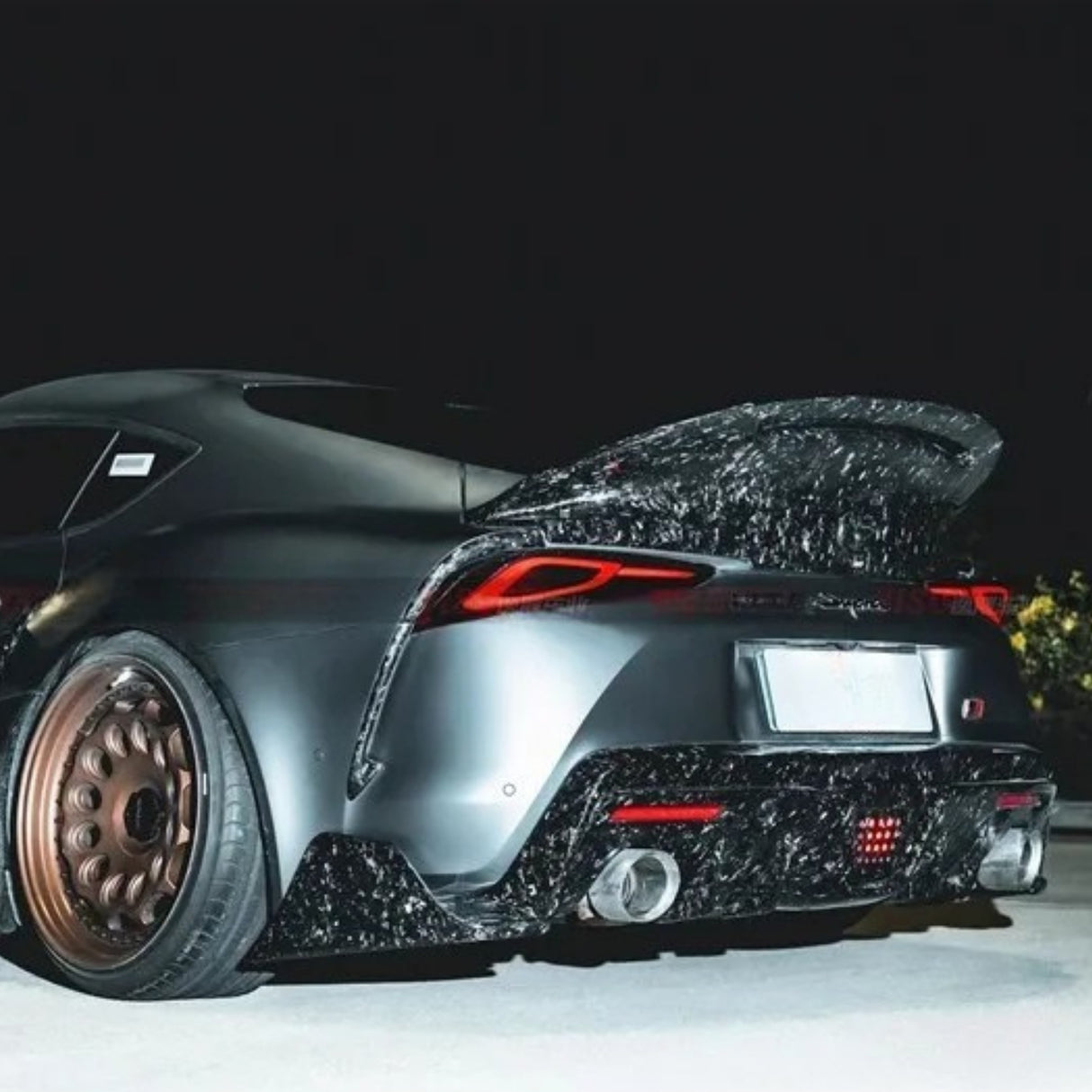 Carbon Fiber Rear Wing Aero Kit – Toyota Supra A90