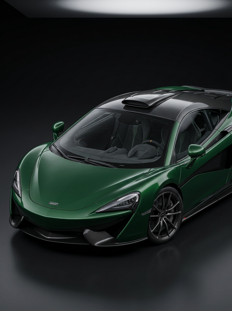 McLaren 540C 570S 570GT Dry Carbon Fiber Roof Scoop 2015 - 2019