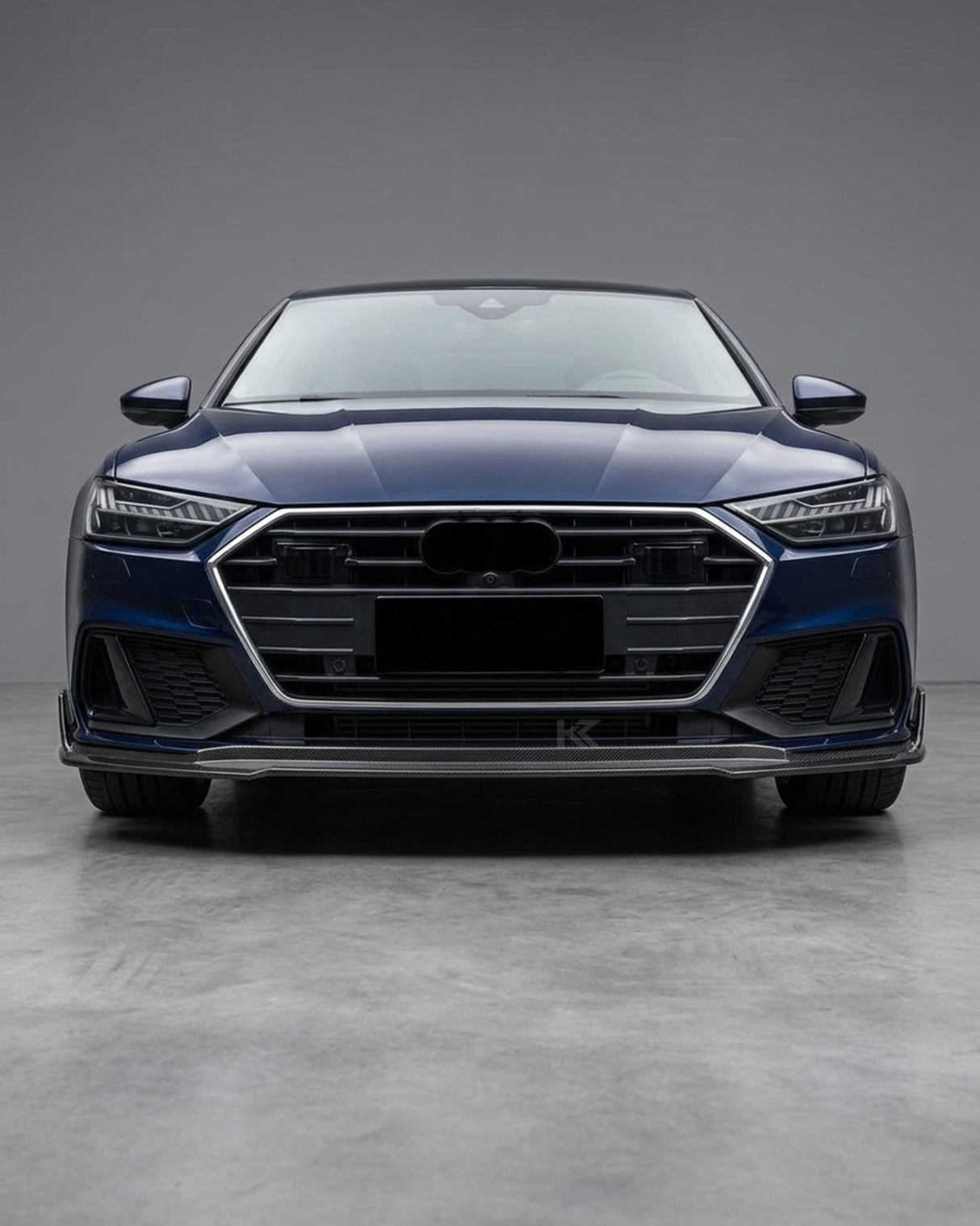 2019–2024 Audi A7 S-Line / S7 4KA Sportback Front Chin Lip Spoiler – Carbon Fiber
