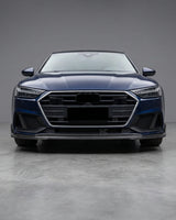 2019–2024 Audi A7 S-Line / S7 4KA Sportback Front Chin Lip Spoiler – Carbon Fiber