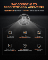 Hwstar 7 Inch Round LED Headlights 600 Brighter Anti Glare Compatible With Jeep Wrangler Jk Jku Tj Lj Chevy Ford Gmc Dodge Mazda Nissan Mack Vw Etc Dot Approved H6024 Hilow Sealed Beam