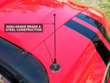 Speedform Fixed Black Antenna; 8-Inch (94-04 Mustang)