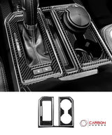 [8pcs] Real Carbon Fiber Gear Shift Panel Overlay | 2015-2020 F150