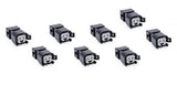 8x USCAR EV6 & EV14 Female to EV1 Male Fuel Injector Connectors Adapters VW AUDI