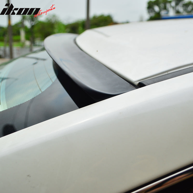 2005-2008 Audi A4 B7 Unpainted Black Roof Spoiler - PUF