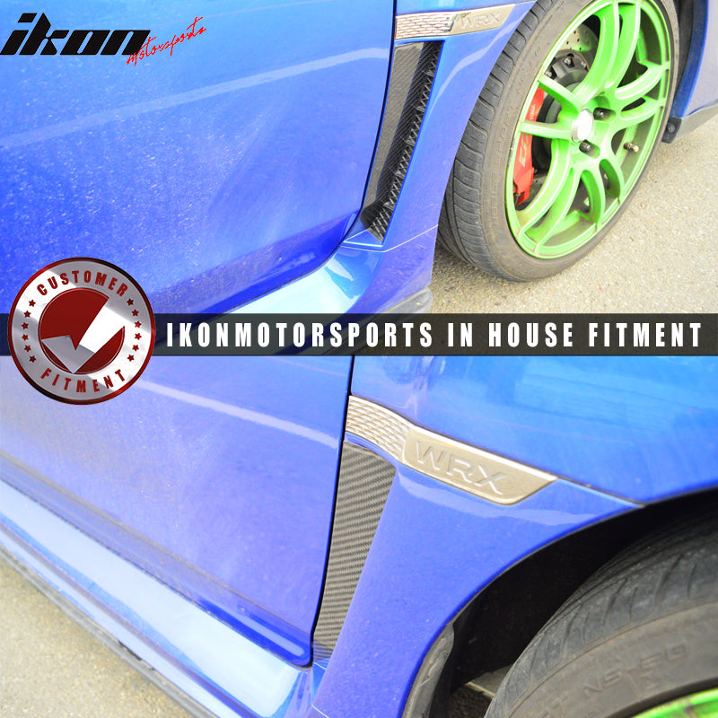 2015-2021 Subaru WRX STI Fender Insert Overlay Cover Carbon Fiber