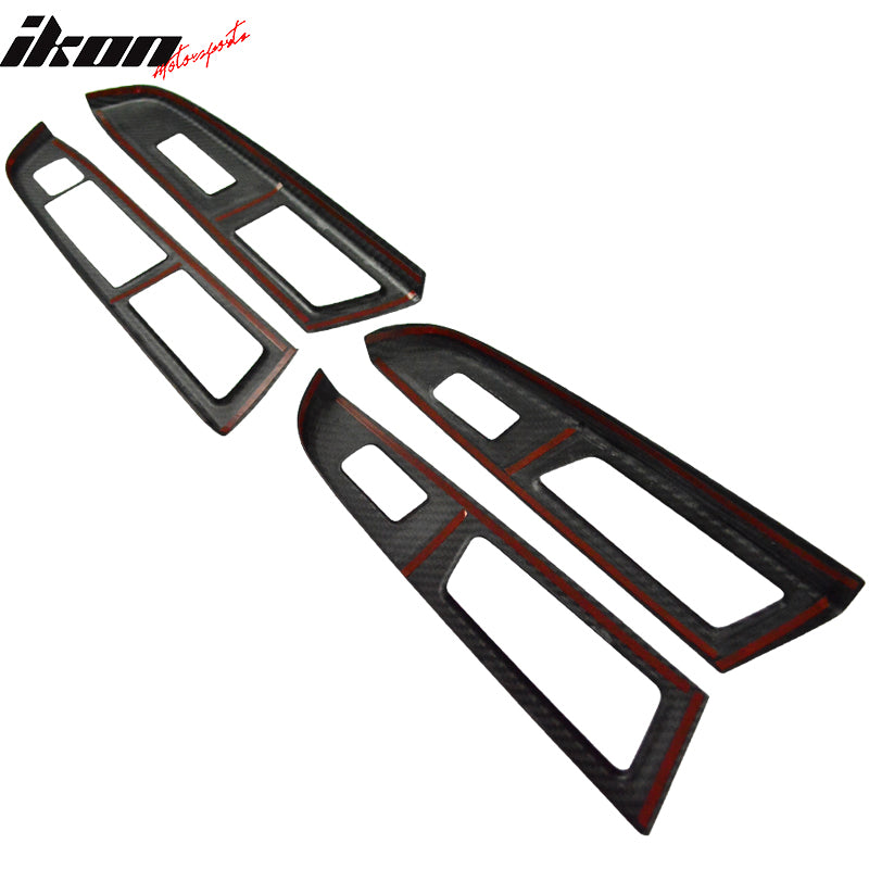 2015-2021 Subaru WRX STI Window Switch Panel Cover Trim Carbon Fiber