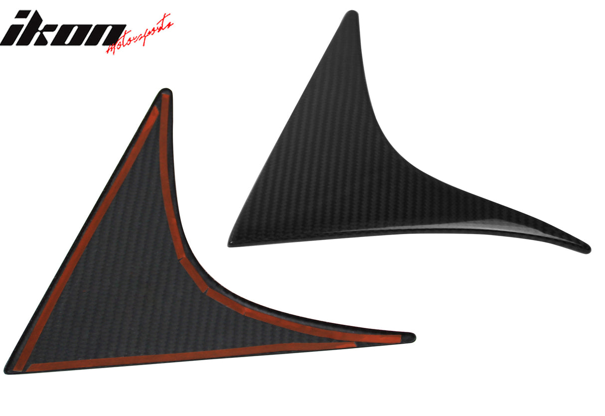 2012-2016 Mazda CX-5 Carbon Fiber CF Rear Spoiler Triangle Trim Cover