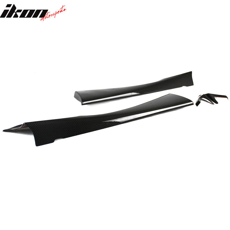 2016-2025 Mazda MX-5 Miata Carbon Fiber 4PCS Interior Door Panel Trim