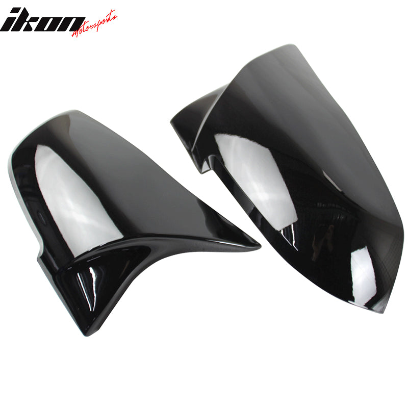 Fits BMW E84 F20 F22 F32 F33 Pair M4 Glossy Black Mirror Covers