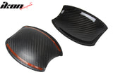 2016-2019 BMW X6 F16 X6M F86 Carbon Fiber Outside Door Bowl Cover Trim