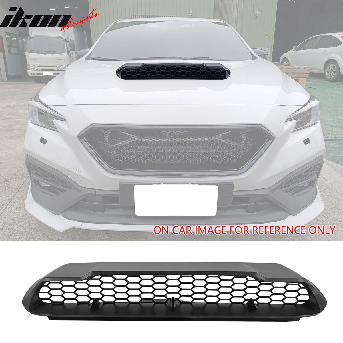2022-2026 Subaru WRX VB Front Air Intake Vent Hood Scoop Primer Black